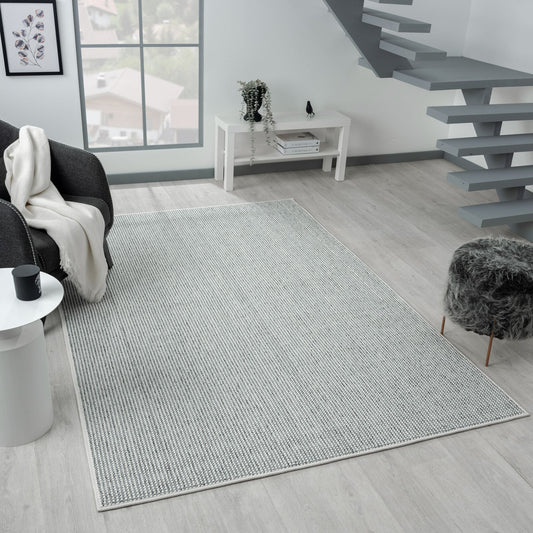 Solace 196 Steel Flatweave Rug