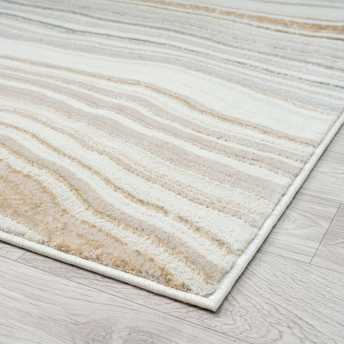 Amber 185 Stone Abstract, Geometric Hallway Runner