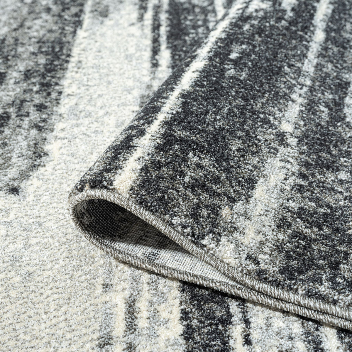 Astor 481 Charcoal Abstract Rug