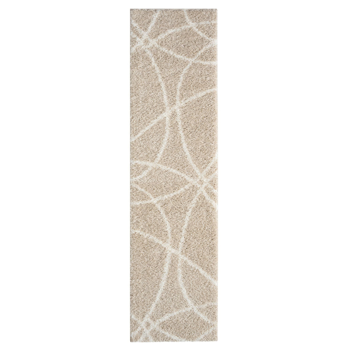 Plushy 382 Fawn Shaggy Hallway Runner