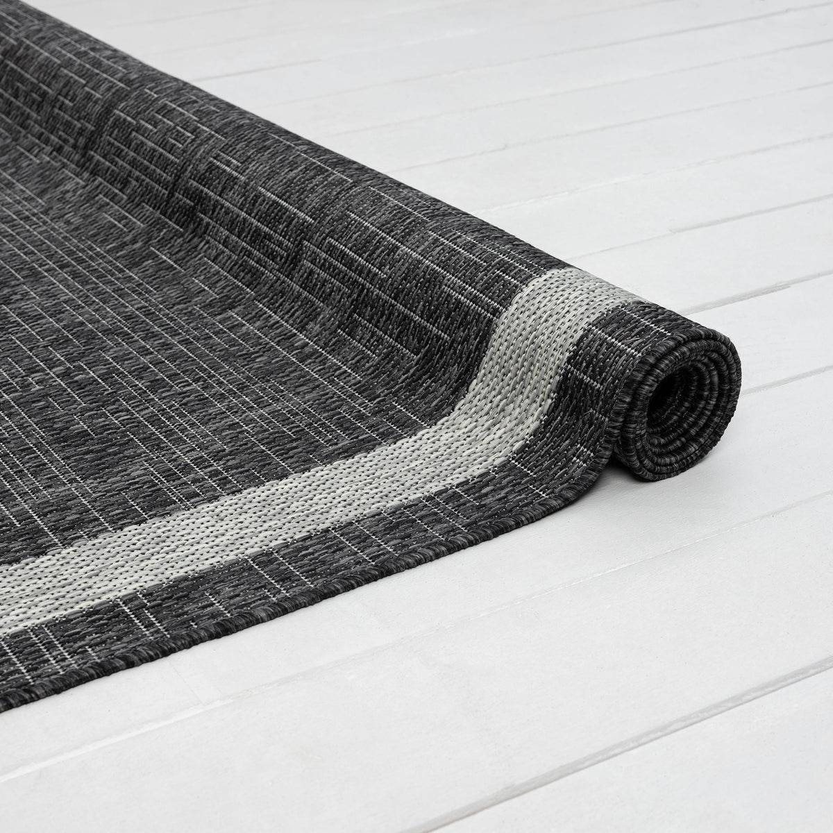 Alfresco 426 Shadow Indoor Outdoor Indoor/Outdoor, Flatweave Hallway Runner