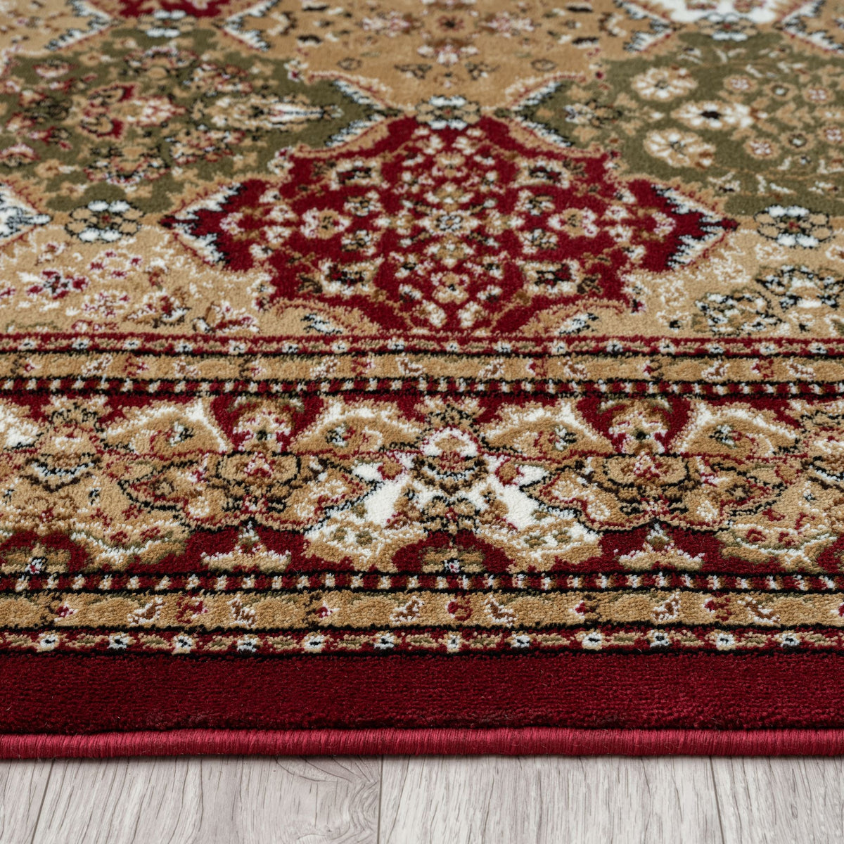 Royal 528 Red Traditional, Classic Hallway Runner