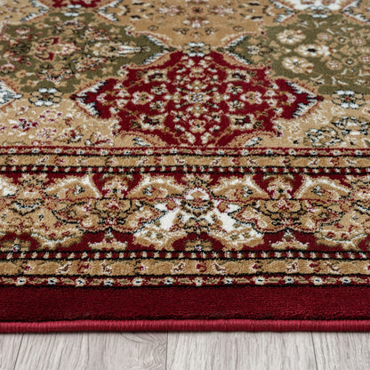 Royal 528 Red Traditional, Classic Hallway Runner
