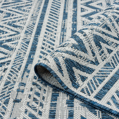 Patio 453 Frost Indoor Outdoor Indoor/Outdoor, Flatweave Rug