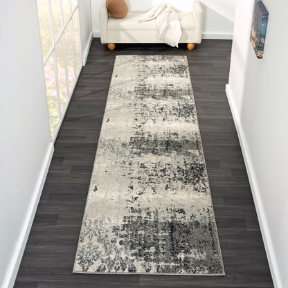 Astor 485 Sand Abstract Hallway Runner