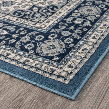 Sahara 895 Navy Traditional Hallway Runner