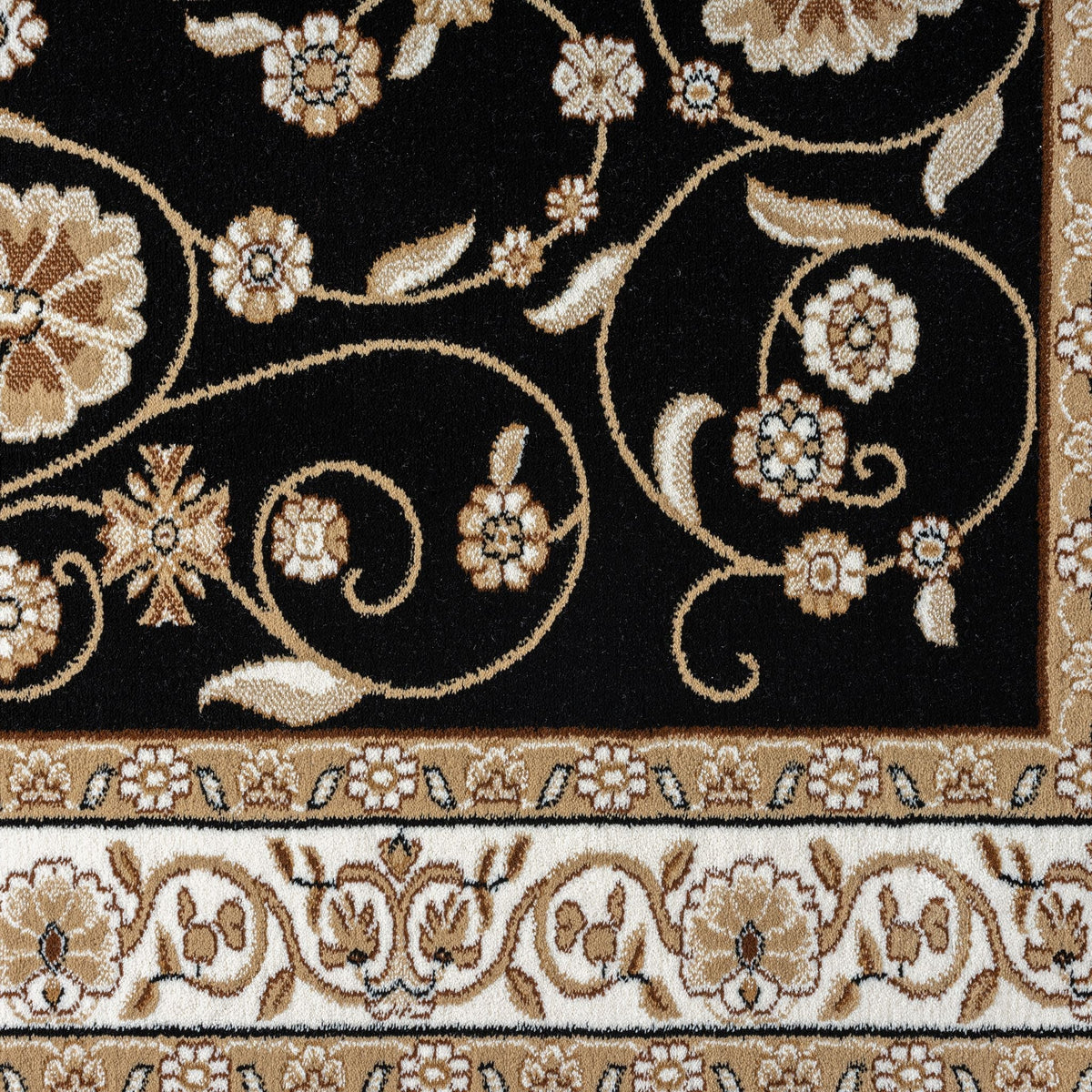 Estate 512 Black Traditional, Classic Rug