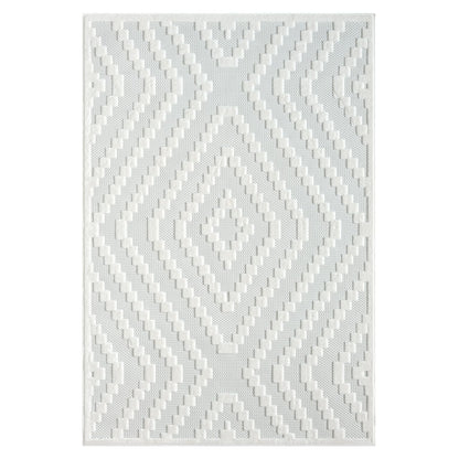 Calm 419 Linen Geometric Rug