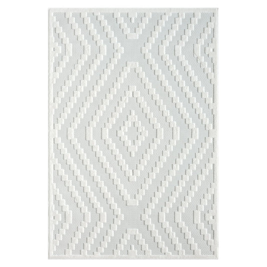 Calm 419 Linen Geometric Rug