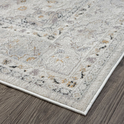 Easton 467 Stone Abstract, Transitional Hallway Runner