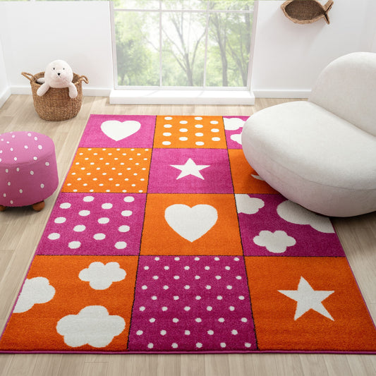Kidsville 573 Pink Rug