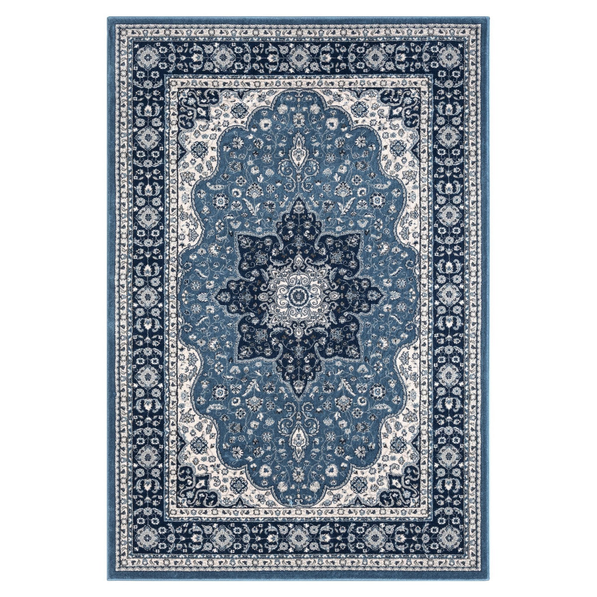 Sahara 895 Navy Traditional Rug