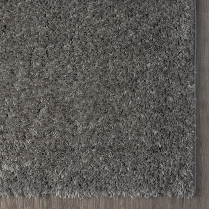 Fleecy 395 Ash Shaggy Hallway Runner