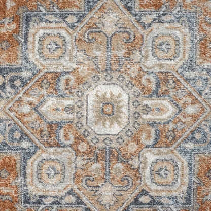 Easy 370 Aqua Transitional Hallway Runner