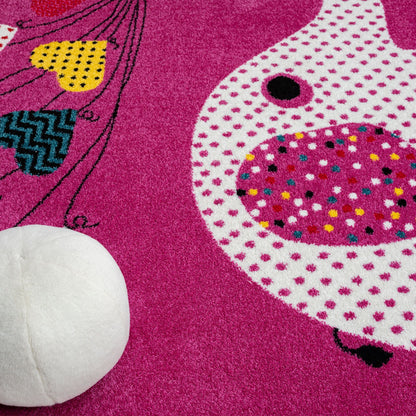 Kidsville 576 Pink Rug