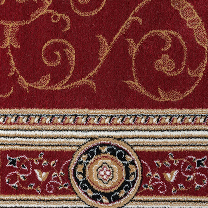 Estate 511 Red Traditional, Classic Hallway Runner