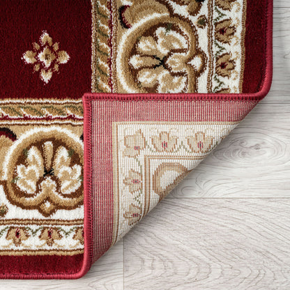 Royal 525 Red Traditional, Classic Hallway Runner