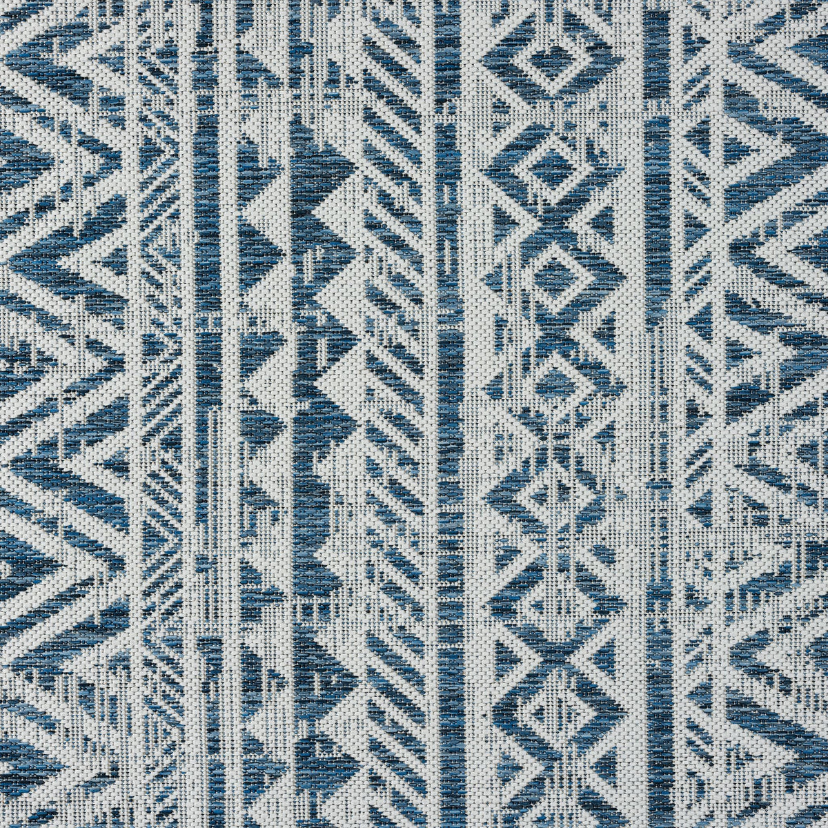 Patio 453 Frost Indoor Outdoor Indoor/Outdoor, Flatweave Hallway Runner