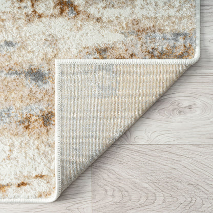 Amber 187 Taupe Abstract, Geometric Rug