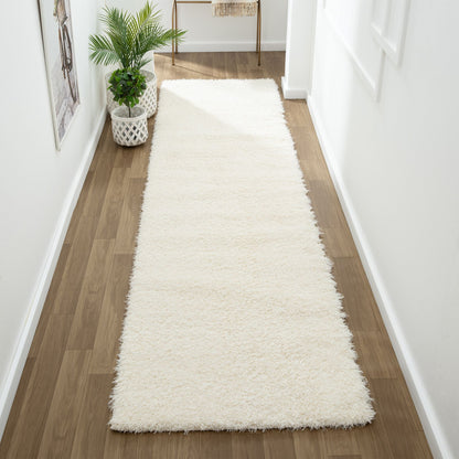 Fleecy 393 Sand Shaggy Hallway Runner