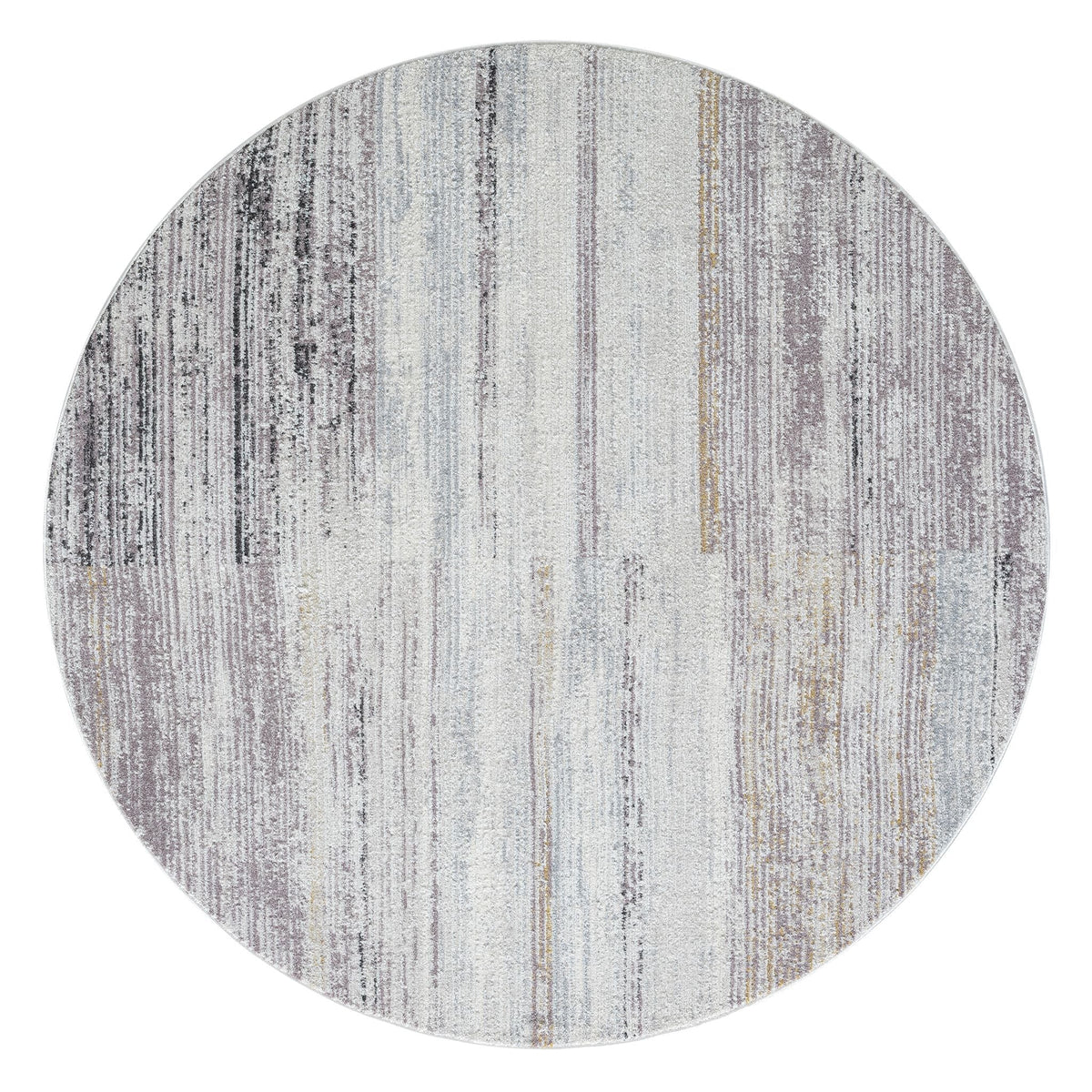 Easton 469 Cloud Abstract, Transitional Round Rug
