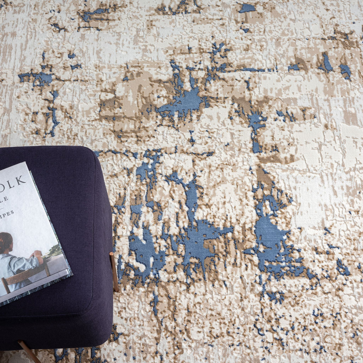 Fable 475 Arctic Abstract, Modern Rug