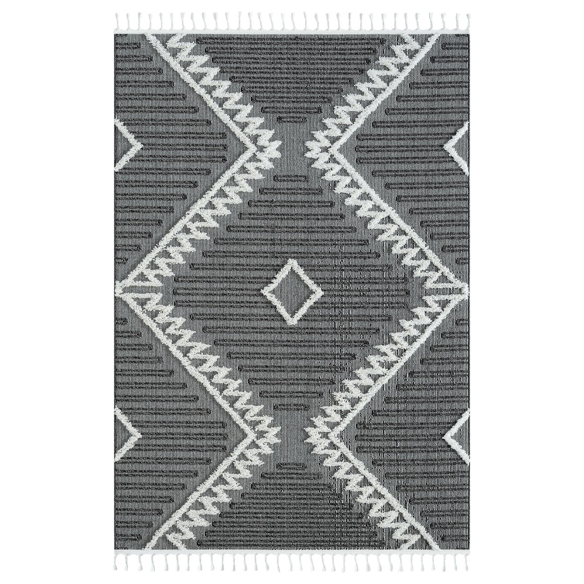 Cottage 544 Ash Geometric Rug
