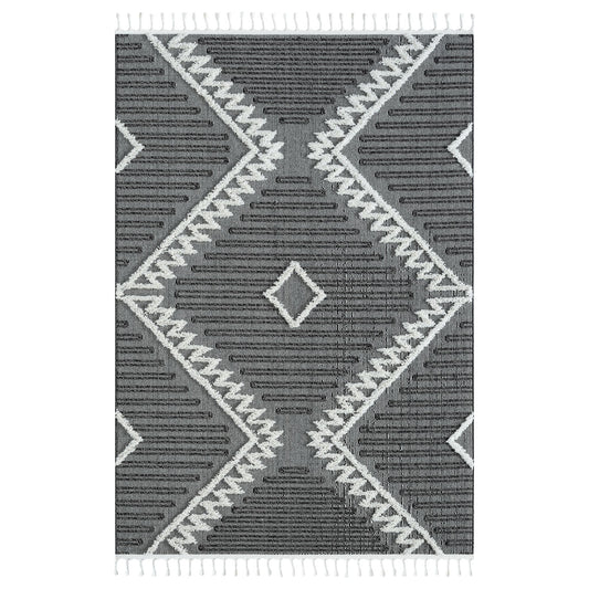 Cottage 544 Ash Geometric Rug