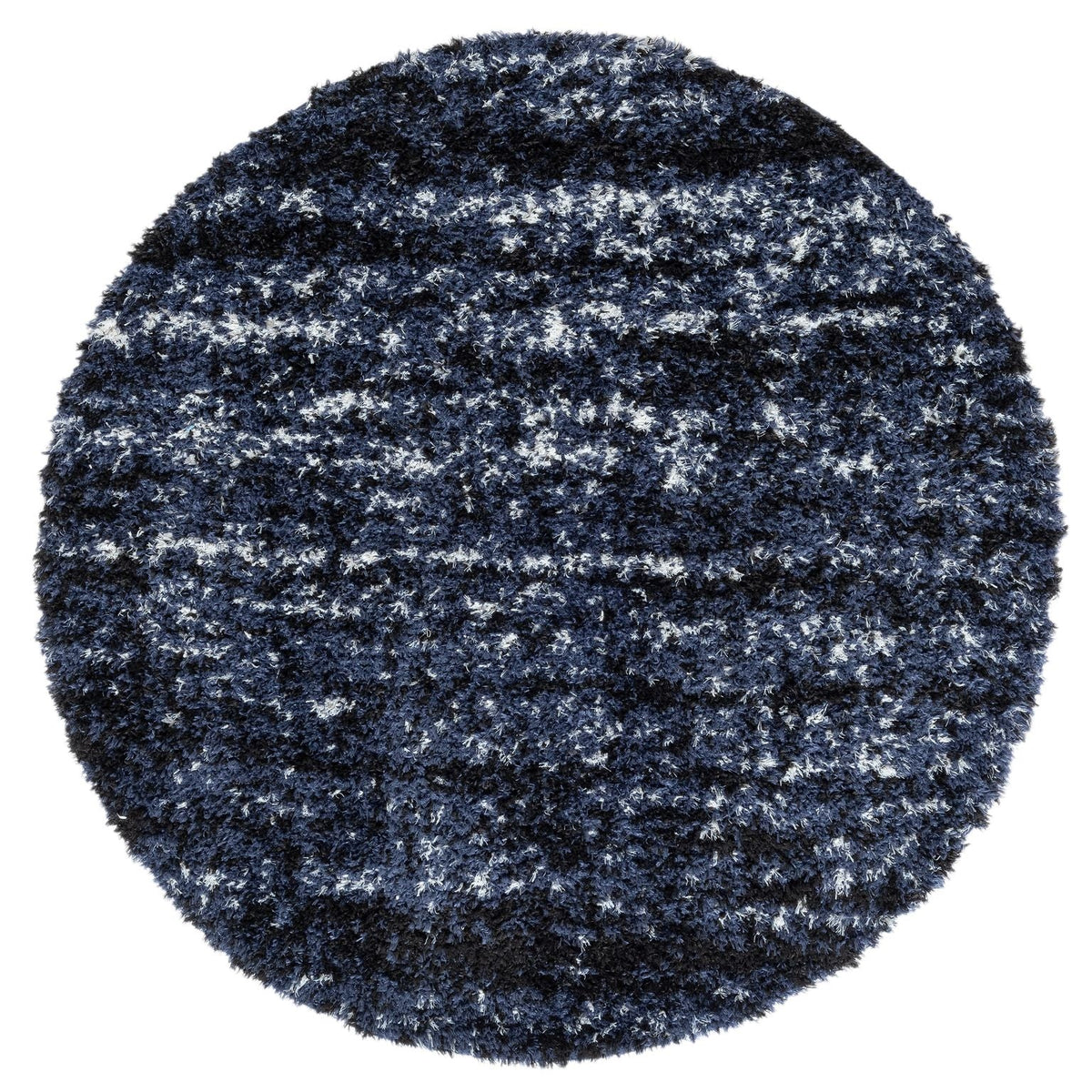 Plushy 386 Lava Shaggy Round Rug