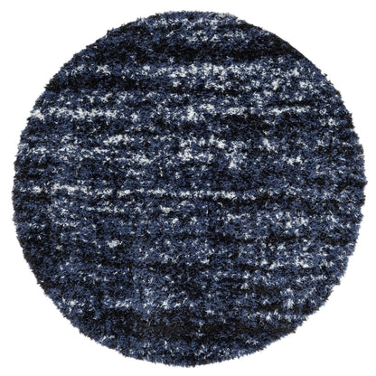 Plushy 386 Lava Shaggy Round Rug