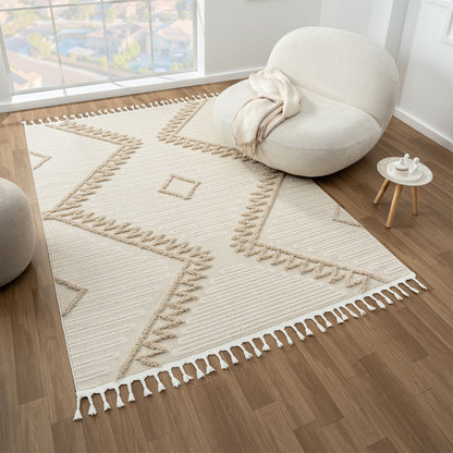 Cottage 545 Taupe Geometric Rug