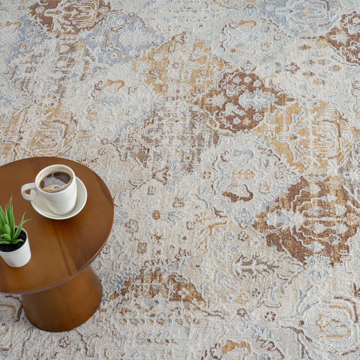 Easton 461 Multi Abstract, Transitional Rug