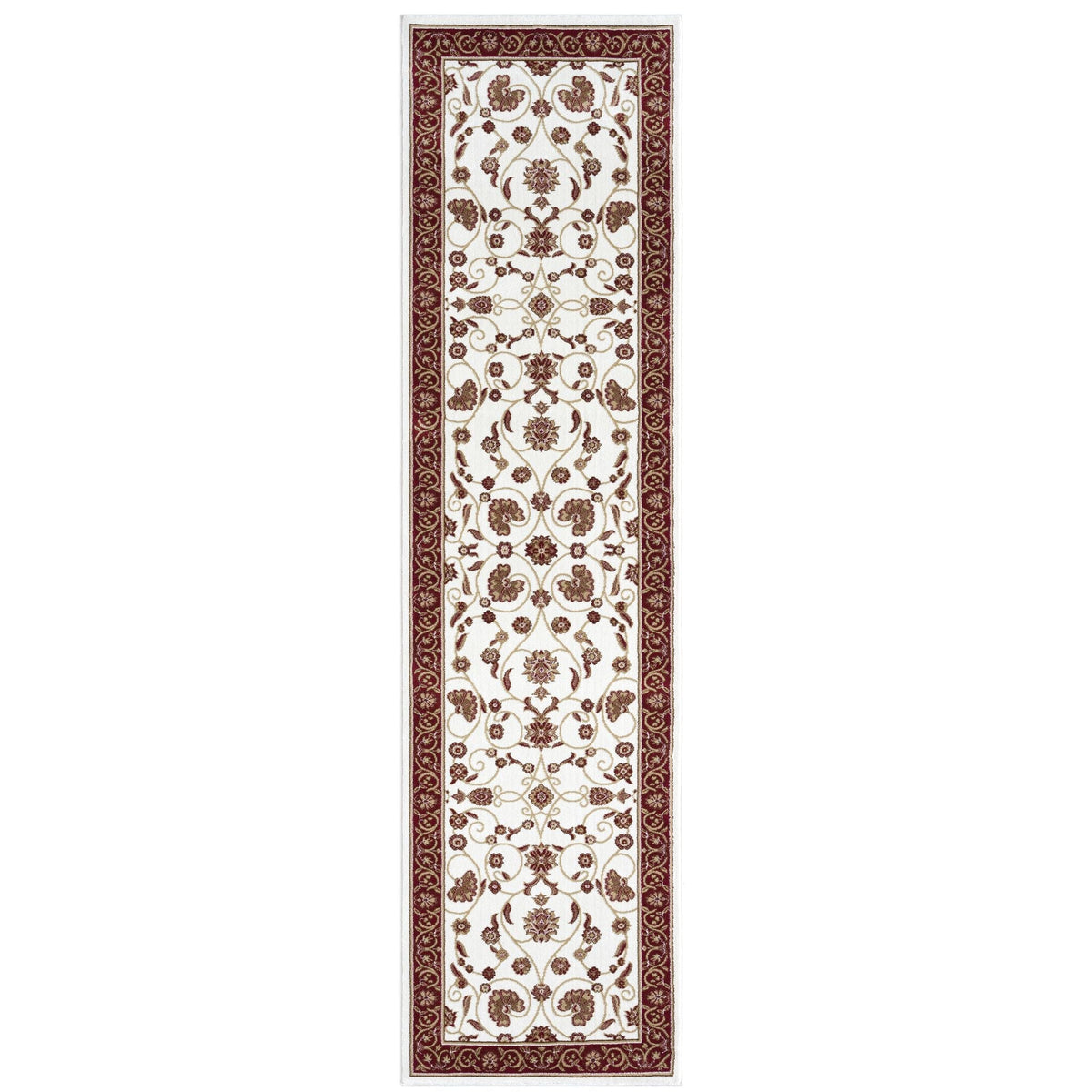 Estate 512 Cream Traditional, Classic Hallway Runner