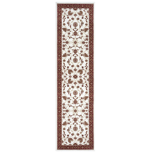 Estate 512 Cream Traditional, Classic Hallway Runner