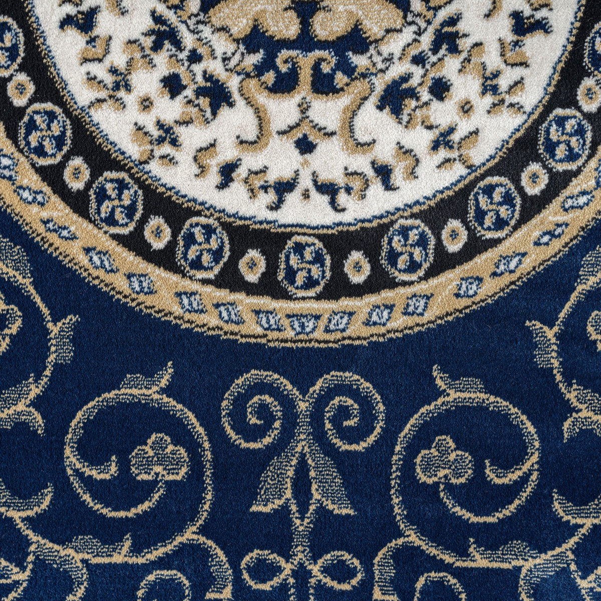 Estate 511 Navy Traditional, Classic Hallway Runner