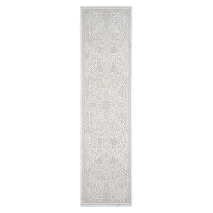 Fable 472 Sand Abstract, Modern Hallway Runner