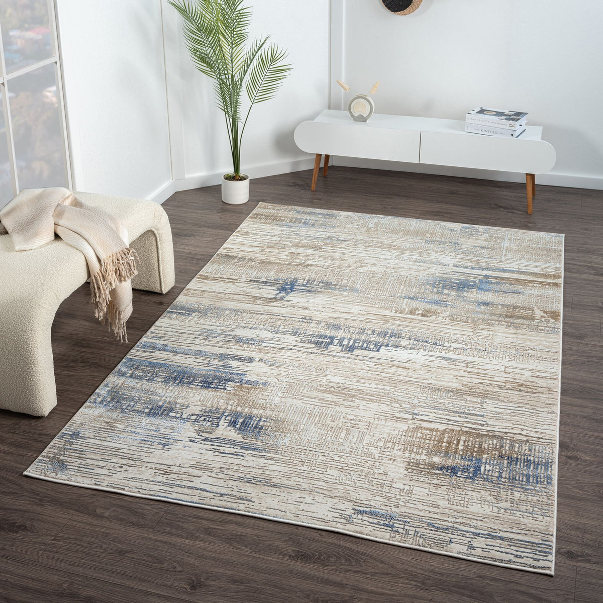 Fable 474 Stone Abstract, Modern Rug