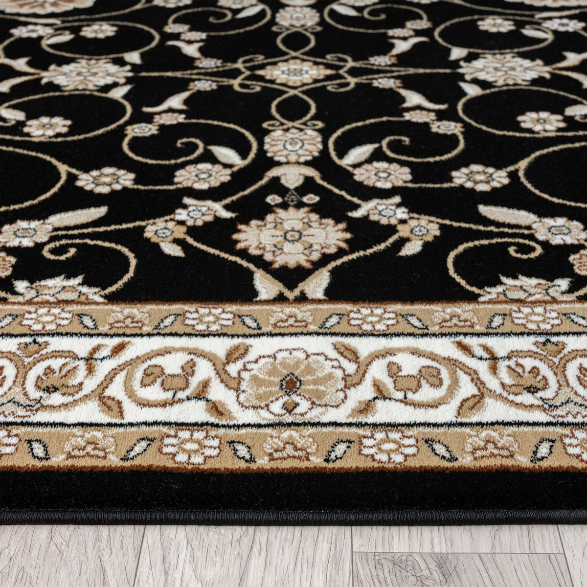 Estate 512 Black Traditional, Classic Rug