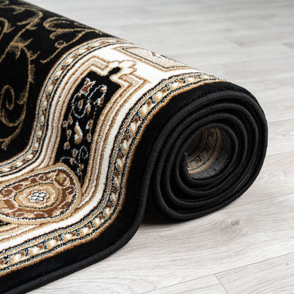 Estate 511 Black Traditional, Classic Rug