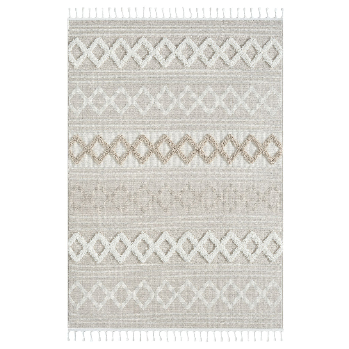 Cottage 542 Fawn Geometric Rug