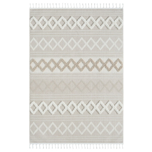 Cottage 542 Fawn Geometric Rug