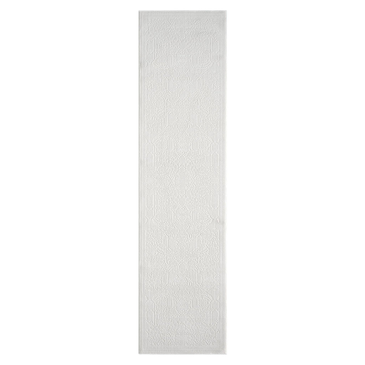Fable 471 Ivory Abstract, Modern Hallway Runner