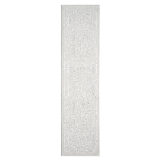 Fable 471 Ivory Abstract, Modern Hallway Runner