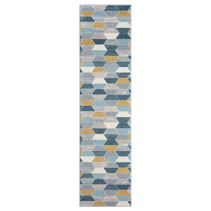 Canyon 514 Multi Geometric Hallway Runner