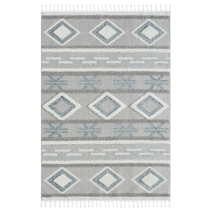 Cottage 546 Slate Geometric Rug
