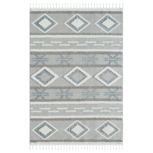Cottage 546 Slate Geometric Rug