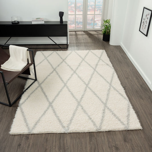 Plushy 388 Sand Shaggy Rug