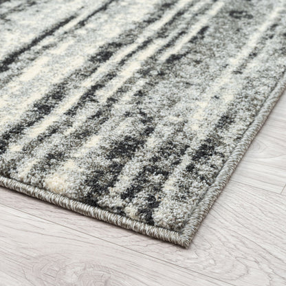 Astor 481 Charcoal Abstract Rug