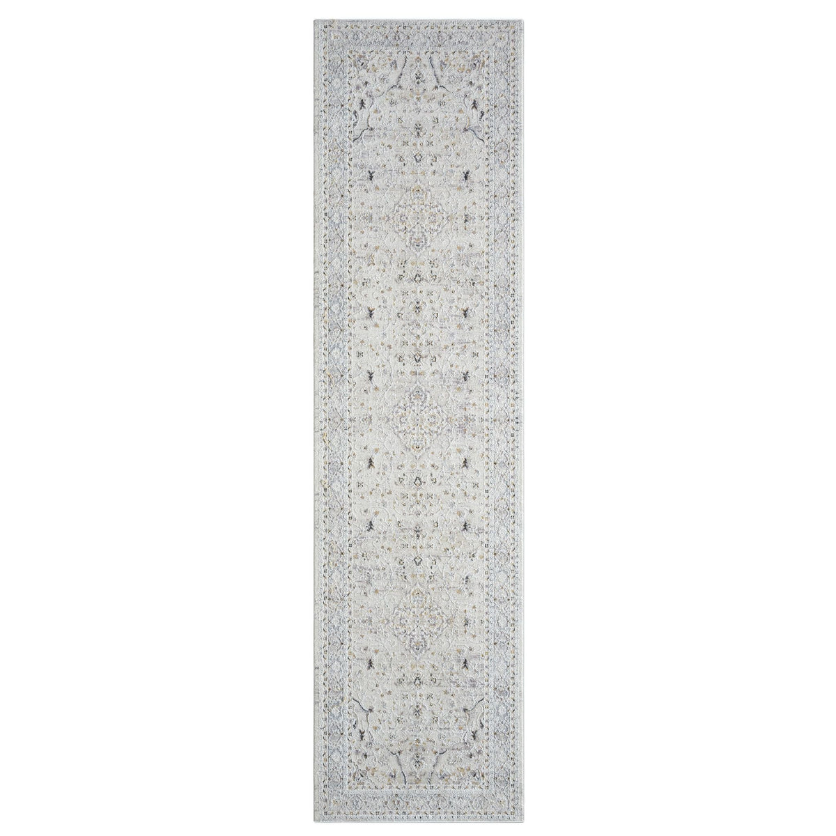 Easton 467 Stone Abstract, Transitional Hallway Runner