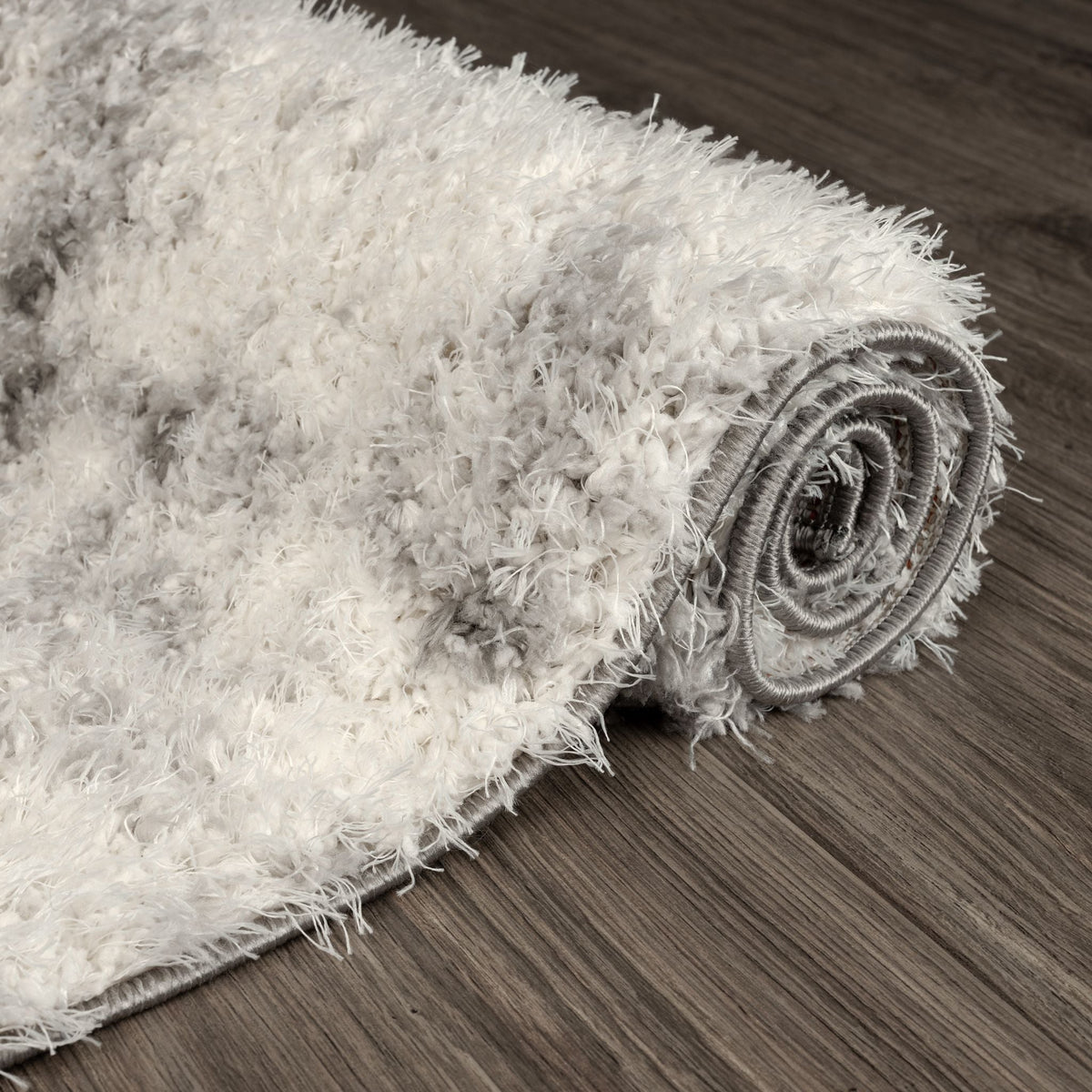 Plushy 389 Ash Shaggy Hallway Runner